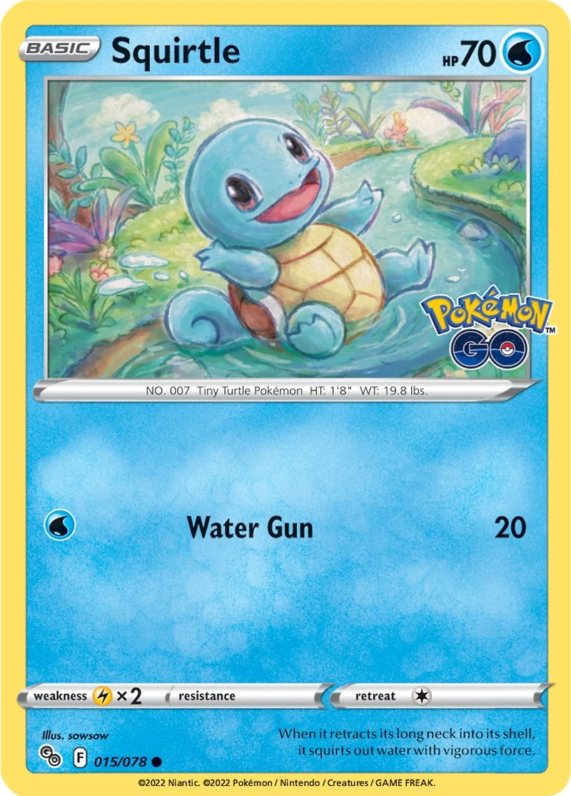 Squirtle - 015/078 - Common - Reverse Holo