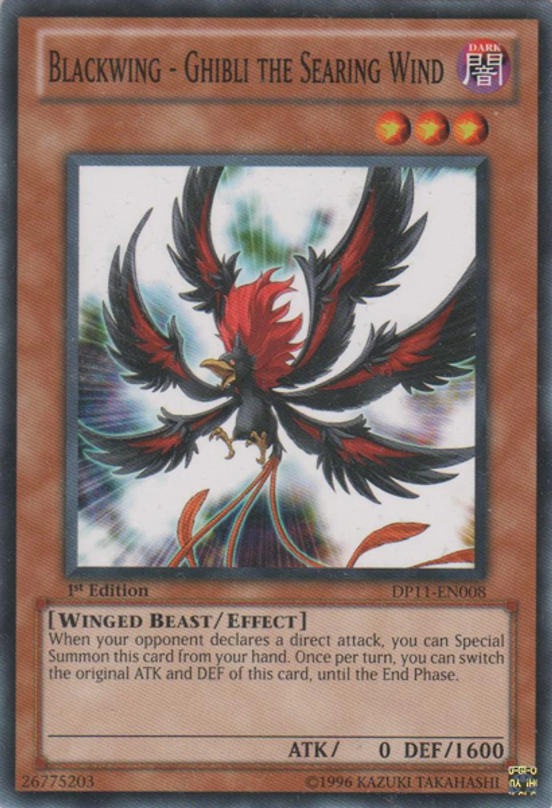 Blackwing - Ghibli the Searing Wind - DP11-EN008 - Common - 1st Edition