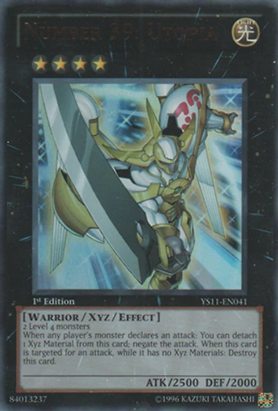 Number 39: Utopia - YS11-EN041 - Ultra Rare - 1st Edition