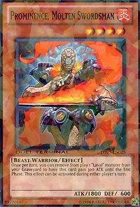 Prominence, Molten Swordsman - DT05-EN025 - Common - Duel Terminal