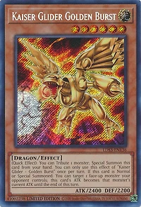 Kaiser Glider Golden Burst - LDS3-EN136 - Secret Rare - Limited Edition