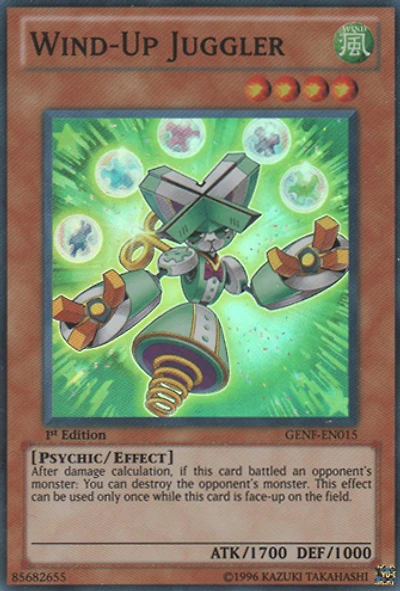 Wind-Up Juggler - GENF-EN015 Super Rare 1st Edition