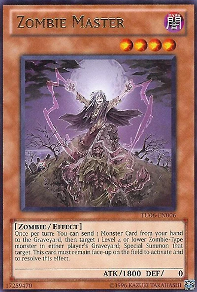 Zombie Master - TU06-EN006 - Rare - Unlimited Edition