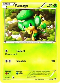 Pansage - 1/98 Common
