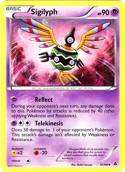 Sigilyph - 41/98 Uncommon