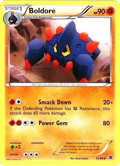 Boldore - 51/98 Uncommon
