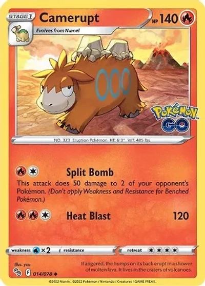 Camerupt - 014/078 - Uncommon