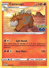 Camerupt - 014/078 - Uncommon - Reverse Holo