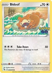 Bidoof - 059/078 - Common
