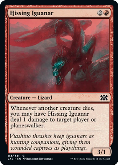 Hissing Iguanar - Foil