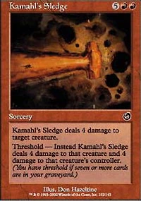 Kamahl's Sledge - Foil