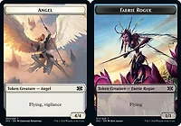 Angel Token // Faerie Rogue Token - Foil