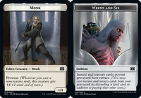 Monk Token // Emblem - Wrenn and Six - Foil