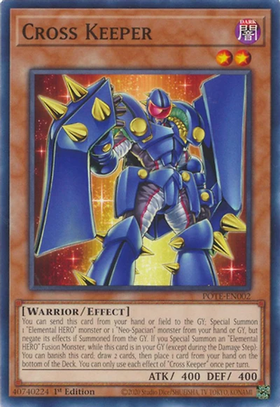 Cross Keeper - POTE-EN002 - Common - 1st Edition