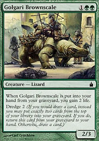 Golgari Brownscale - Foil