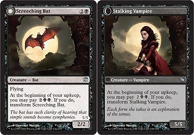 Screeching Bat // Stalking Vampire - Foil