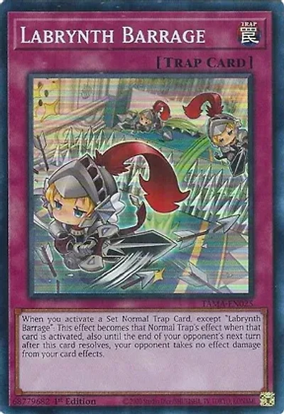 Labrynth Barrage - TAMA-EN025 - Super Rare - 1st Edition