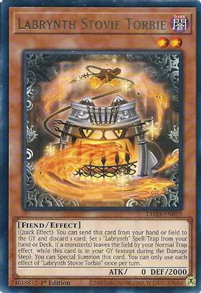 Labrynth Stovie Torbie - TAMA-EN019 - Rare - 1st Edition
