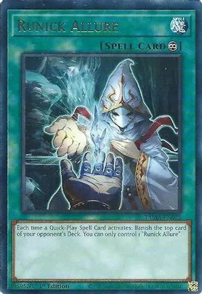 Runick Allure - TAMA-EN028 - Rare - 1st Edition