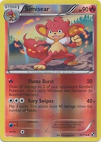 Simisear - 22/114 - Uncommon - Reverse Holo