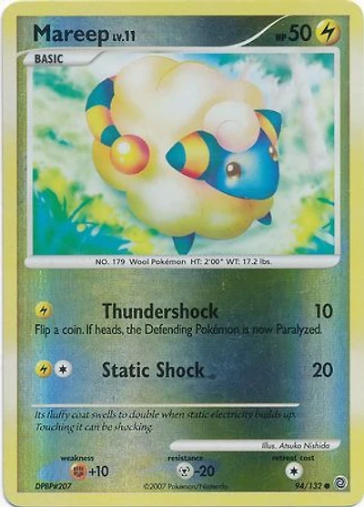 Mareep - 94/132 - Common - Reverse Holo