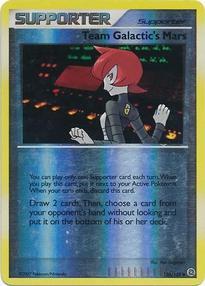 Team Galactic's Mars - 126/132 - Uncommon - Reverse Holo