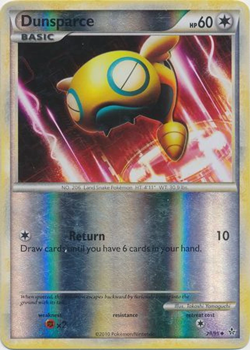 Dunsparce - 29/95 - Uncommon - Reverse Holo