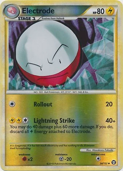 Electrode - 34/102 - Uncommon - Reverse Holo