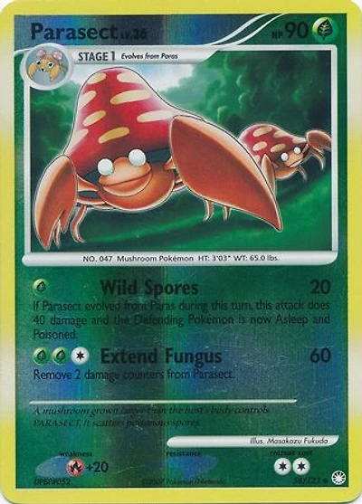 Parasect - 58/123 - Uncommon - Reverse Holo