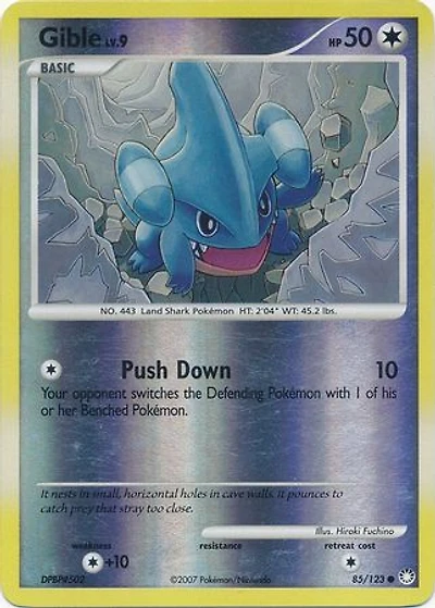 Gible - 85/123 - Common - Reverse Holo