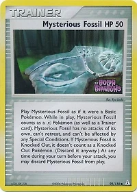 Mysterious Fossil - 92/110 - Common - Reverse Holo
