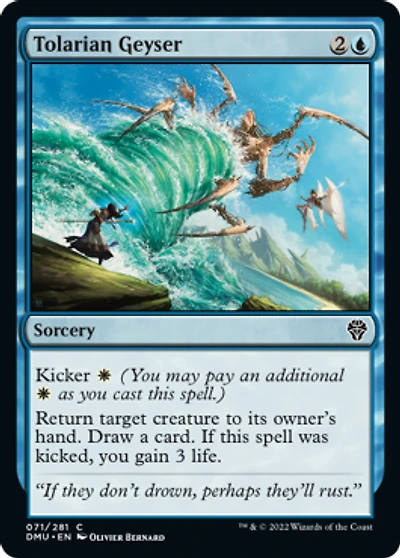 Tolarian Geyser - Foil
