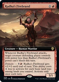 Radha's Firebrand - Foil - Extended Art