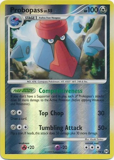 Probopass - 7/99 - Holo Rare - Reverse Holo