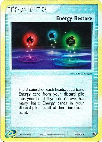 Energy Restore - 81/109 - Uncommon - Reverse Holo