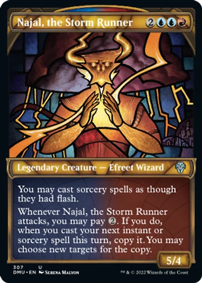 Najal, the Storm Runner - Foil - Showcase