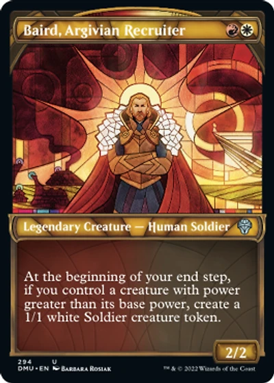 Baird, Argivian Recruiter - Foil - Showcase
