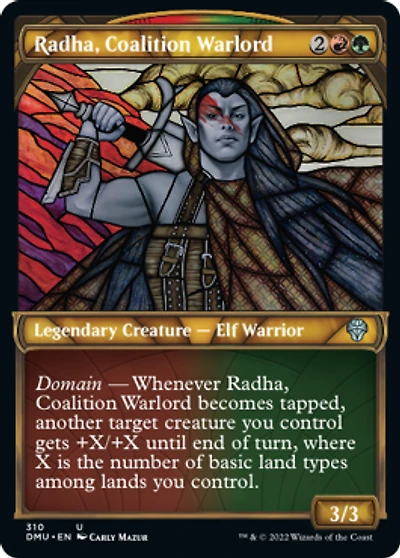 Radha, Coalition Warlord - Foil - Showcase