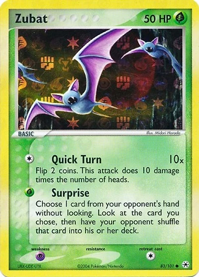 Zubat - 83/101 - Common - Reverse Holo