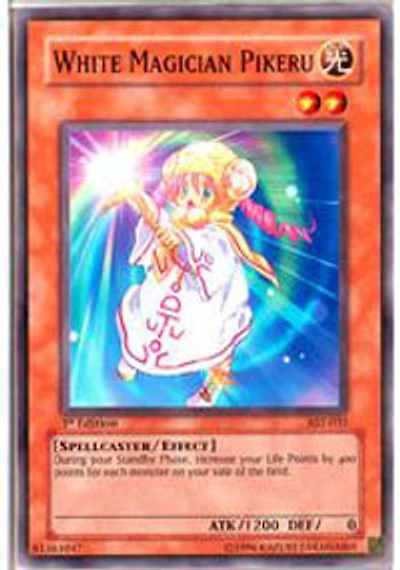 White Magician Pikeru - AST-033 - Common - Unlimited Edition