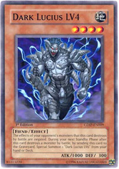 Dark Lucius LV4 - CDIP-EN009 - Common - Unlimited Edition
