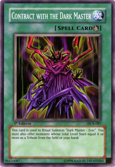 Contract with the Dark Master - DCR-087 - Common - Unlimited Edition
