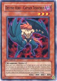 Destiny Hero - Captain Tenacious - EOJ-EN002 - Common - Unlimited Edition