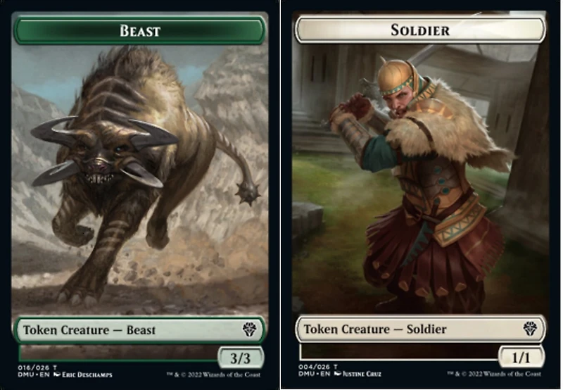 Beast Token // Soldier Token - Foil
