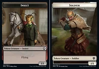 Insect Token // Soldier Token - Foil