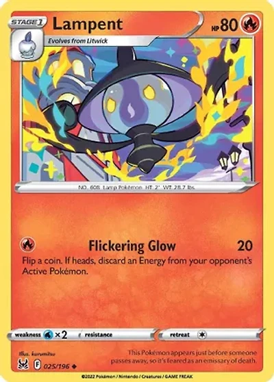 Lampent - 025/196 - Uncommon
