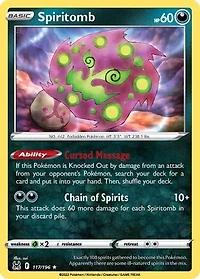 Spiritomb - 117/196 - Rare