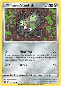 Galarian Stunfisk - 127/196 - Uncommon