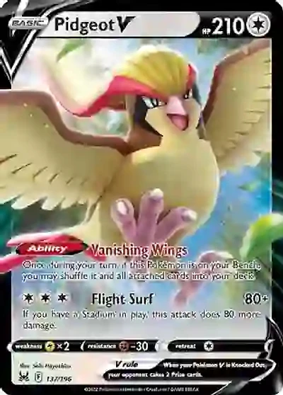 Pidgeot V - 137/196 - Ultra Rare