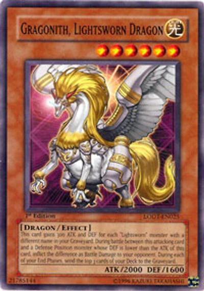Gragonith, Lightsworn Dragon - LODT-EN025 - Common - Unlimited Edition
